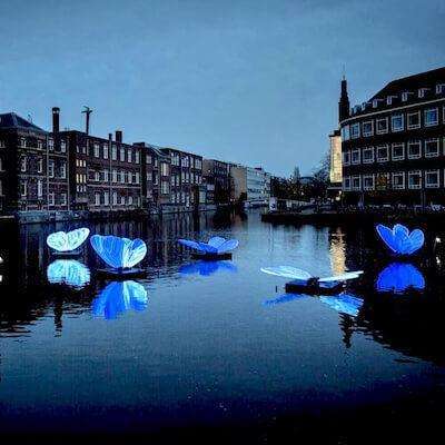 Artwork Butterfly Effect -Light Festival Amsterdam