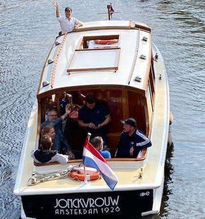 Captain Dave boat Jonckvrouw Amsterdam